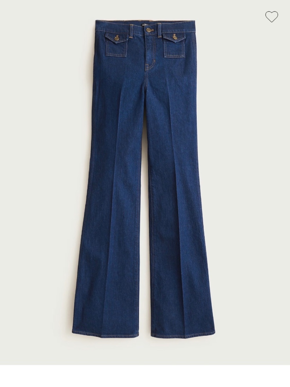 J Crew Vintage Flare Jean with Flap Pockets size 27